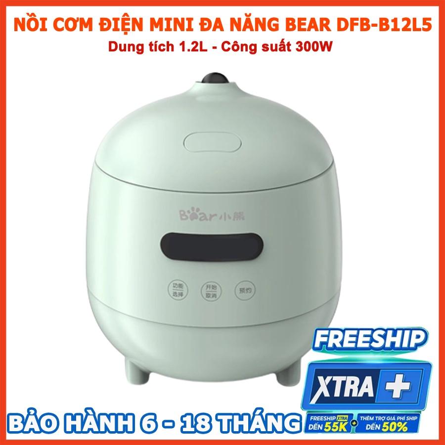 Nồi cơm điện mini đa năng Bear 1.2L 8 chế độ nấu, Anh Lam Store - Hàng chính hãng