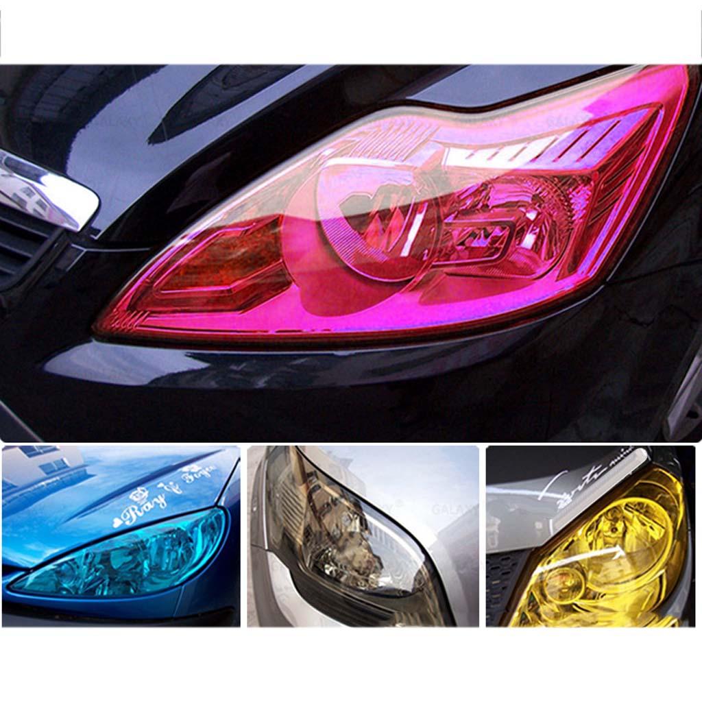 Car Headlight Fog Light Taillight Vinyl Color Film Wrap Sticker
