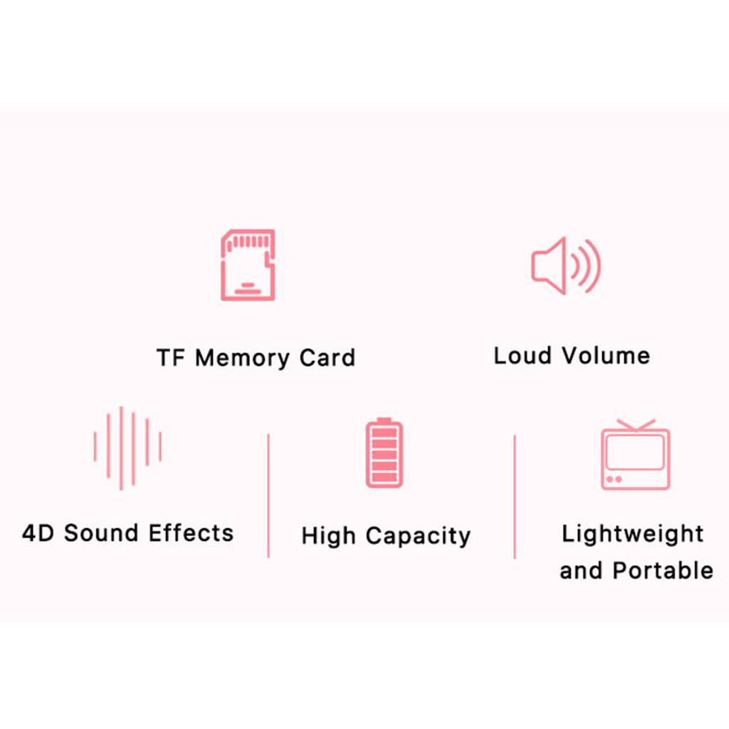 Bluetooth Retro Speaker Wireless  Speaker Rich Bass Stereo White