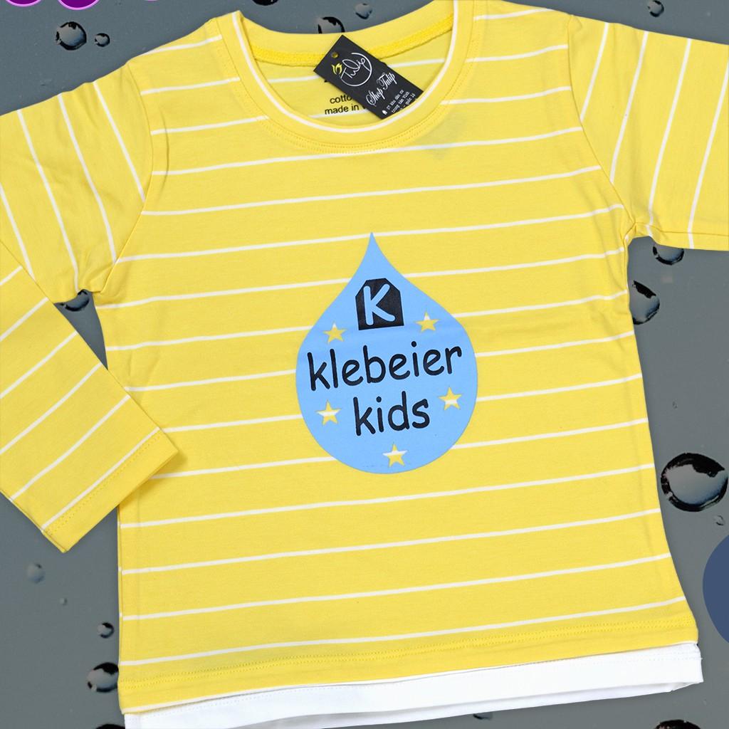 Áo thun sọc dài tay in hình cho bé trai