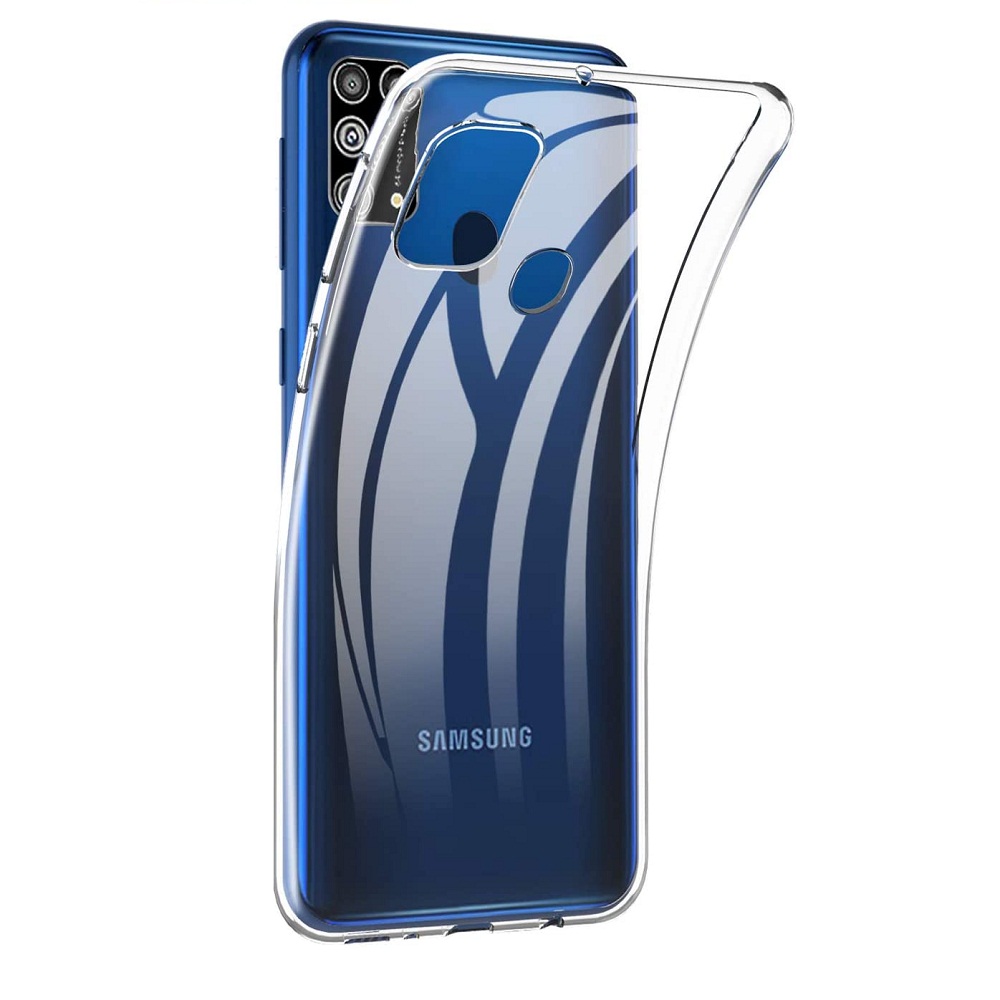 Ốp lưng dẻo silicon cho Samsung Galaxy M31 hiệu HOTCASE Ultra Thin siêu mỏng 0.6mm, chống trầy, chống bụi - Hàng nhập khẩu