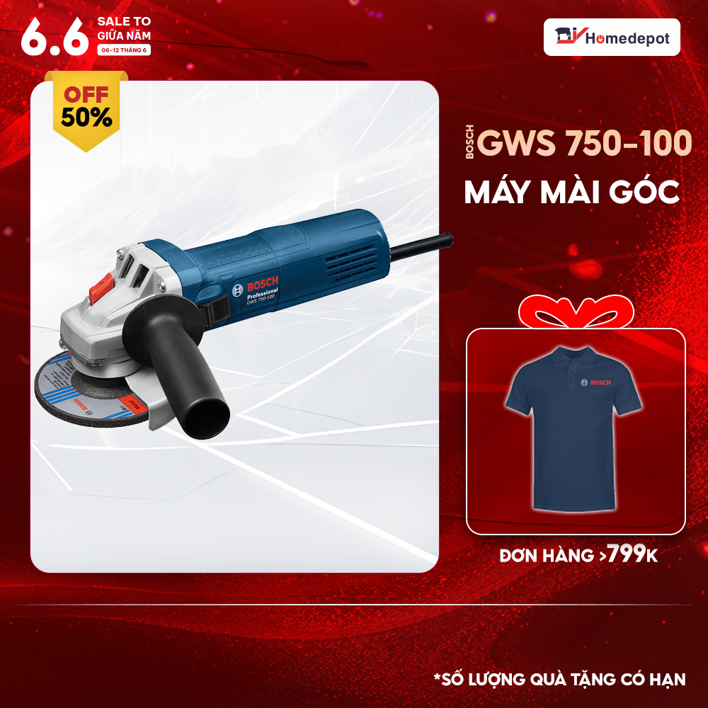 Máy mài góc Bosch GWS 750-100