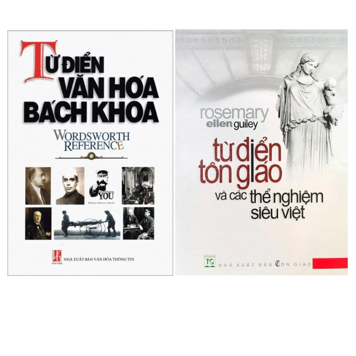 Combo 2 quyển: Từ điển văn hóa bách khoa + Từ điển tôn giáo và các thể nghiệm siêu việt