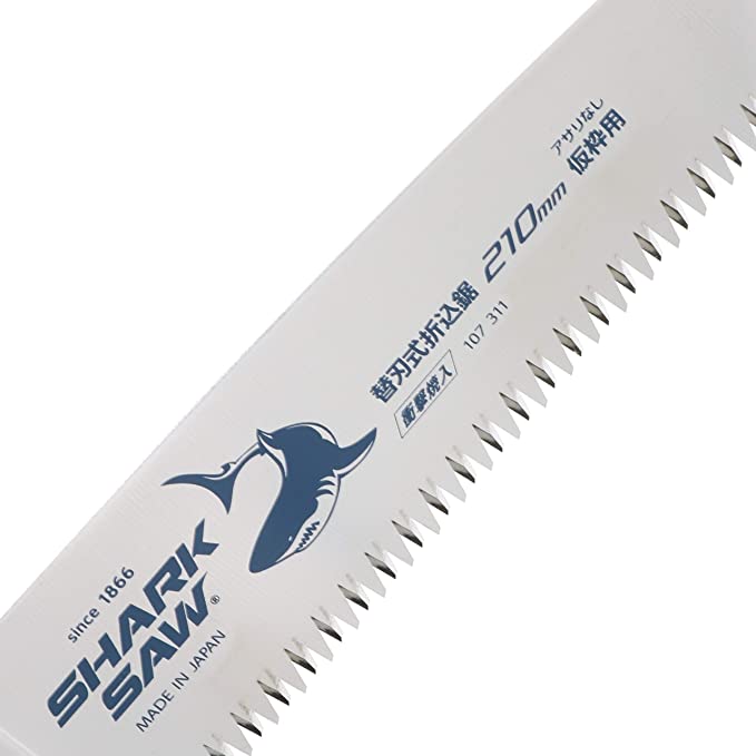 Cưa Cây Cầm Tay Lưỡi Thẳng Takagi Shark Saw Răng Thô 210mm - 240mm | Thép SK-85, Phủ Chống Gỉ, Có Lưỡi Cưa Thay Thế Dự Phòng