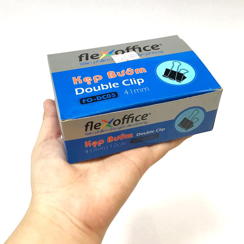 Kẹp Bướm 41mm Flexoffice FO-DC05 (12 Chi Tiết)