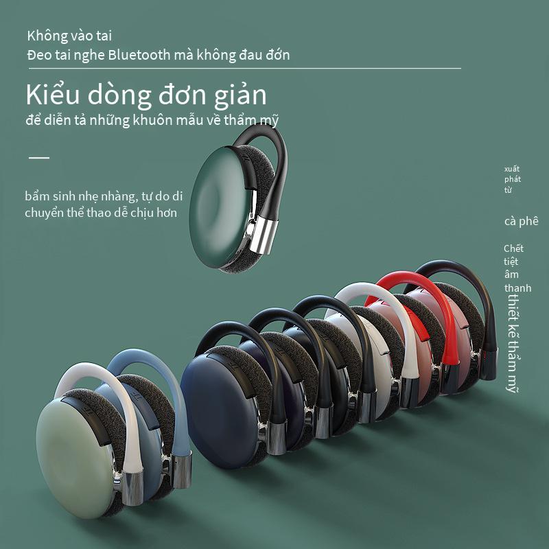 Tai nghe di động dạng thẻ thuận lợi nhất, không có cảm giác đeo, không thể bỏ tai nghe bluetooth không dây móc tai thể thao ngoài trời