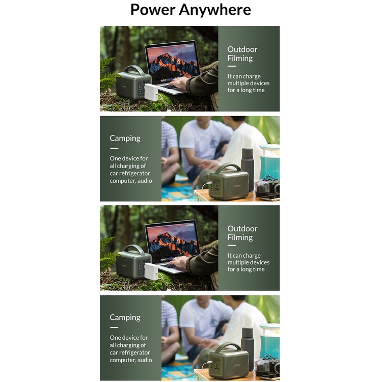 Trạm sạc điện di động để căm trại đa năng GreenPower Trip 120w 39000mAH