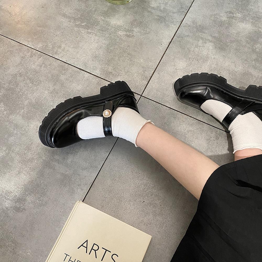 Giày Da Nữ Thời Trang Anh Quốc 2021