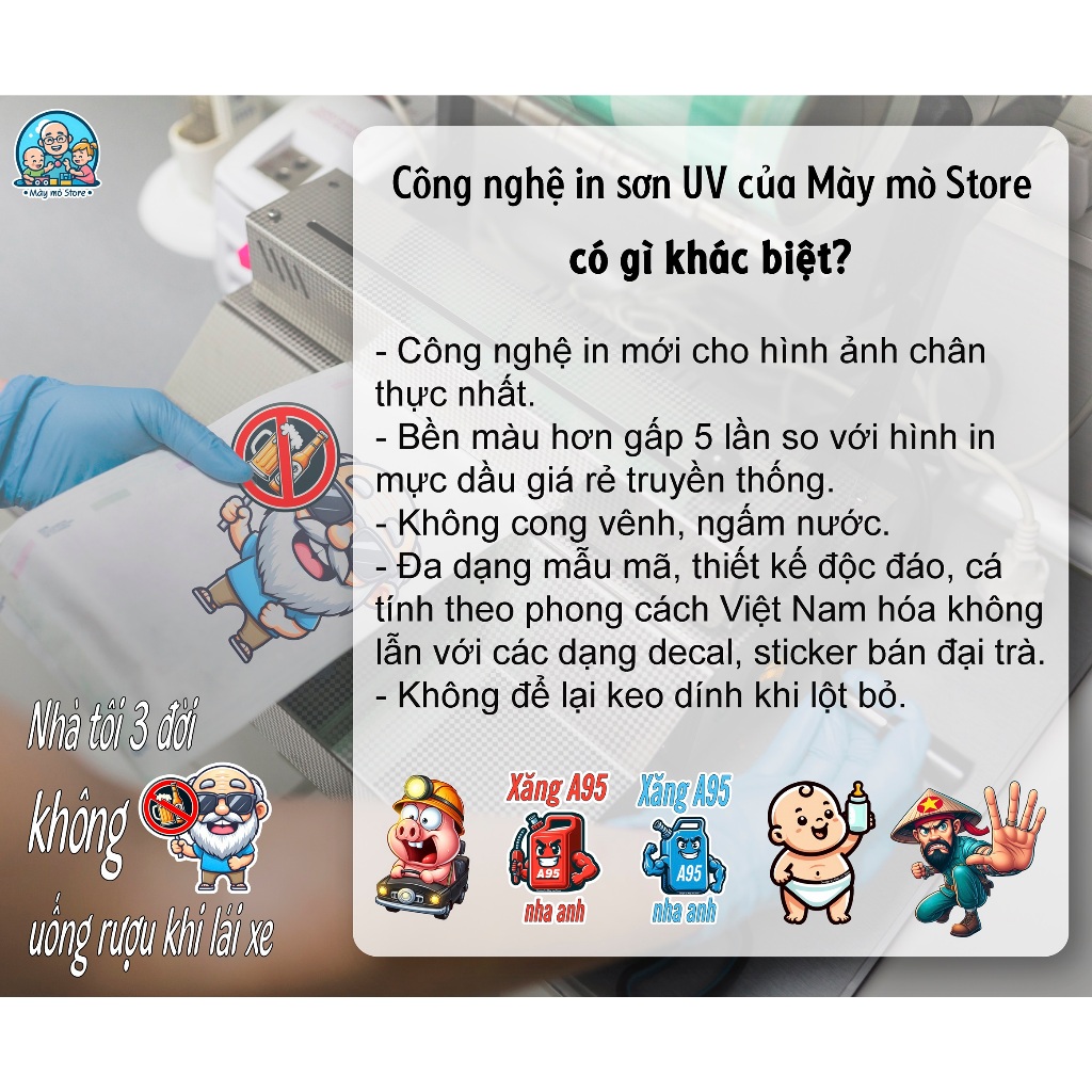 Decal dán xe, tem dán xe, Rồng 2024 - thiết kế đặc biệt phủ sơn UV dán kính hậu ôtô Mày mò Store.