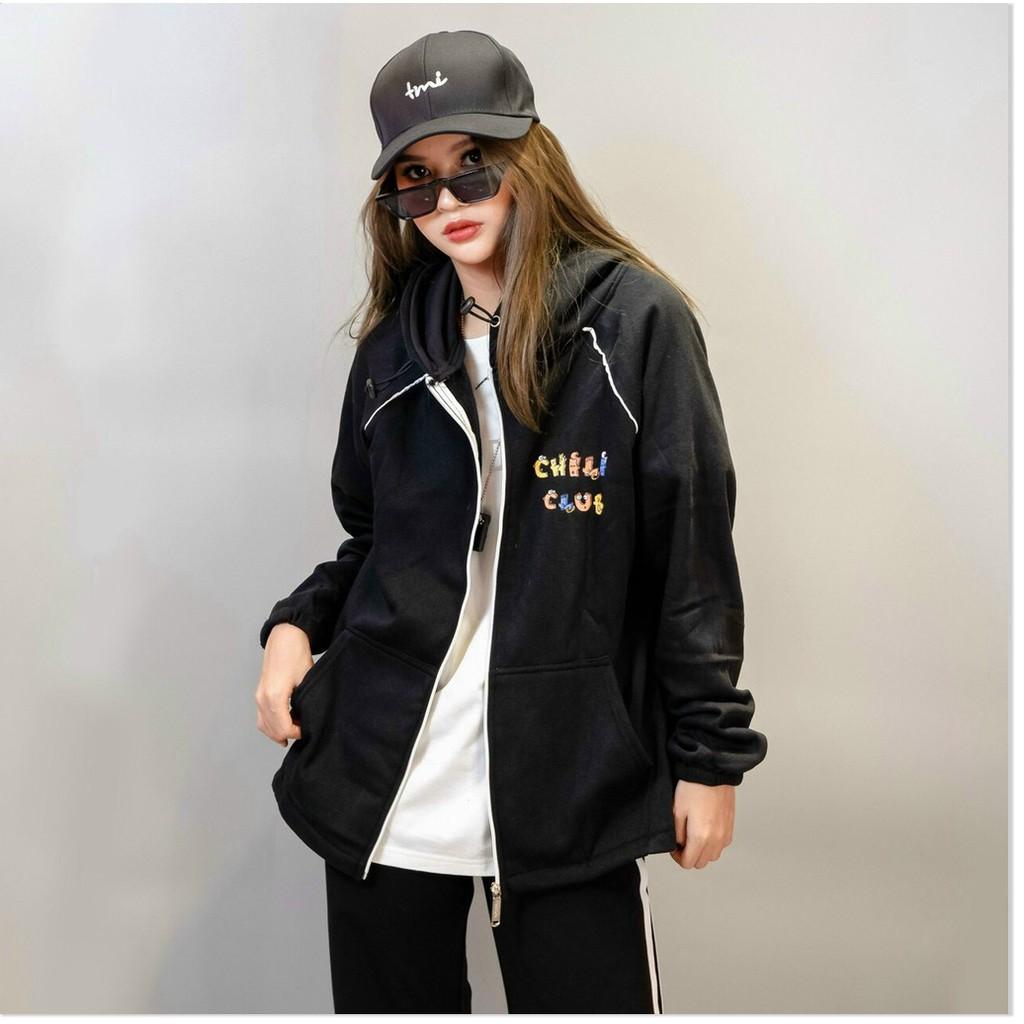 ÁO KHOAC NỈ HOODIES DÂY KÉO CỰC CHẤT