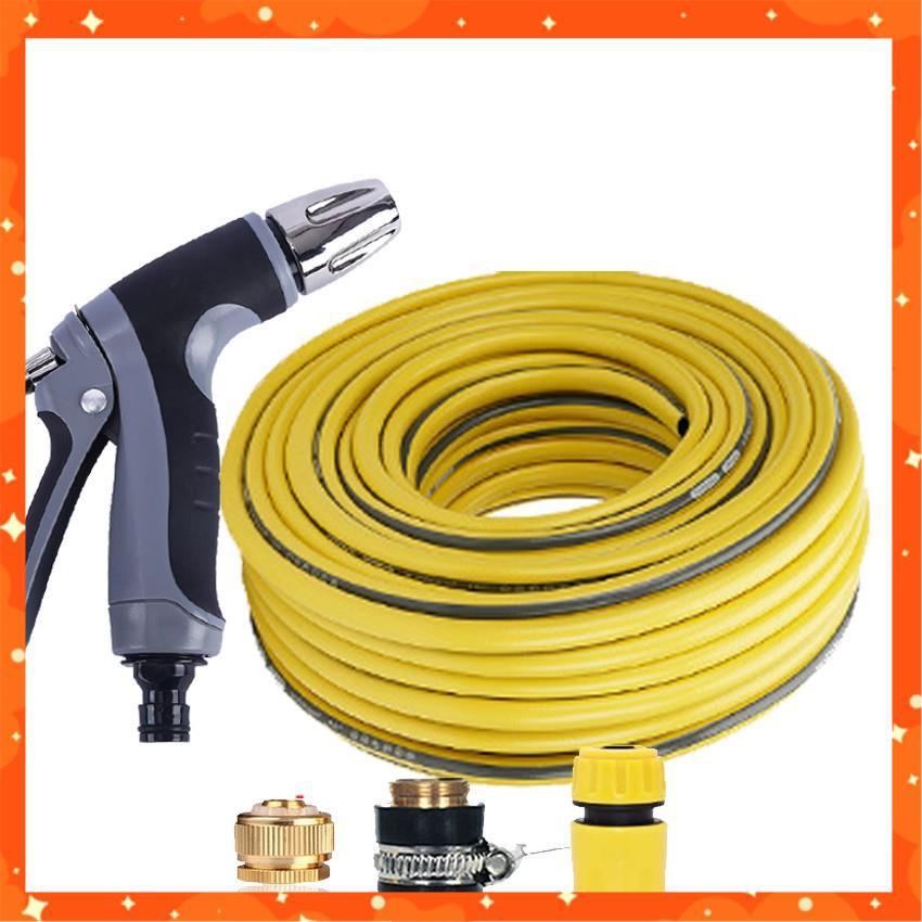Bộ dây và vòi xịt rửa xe tưới cây tăng áp 15M 206817