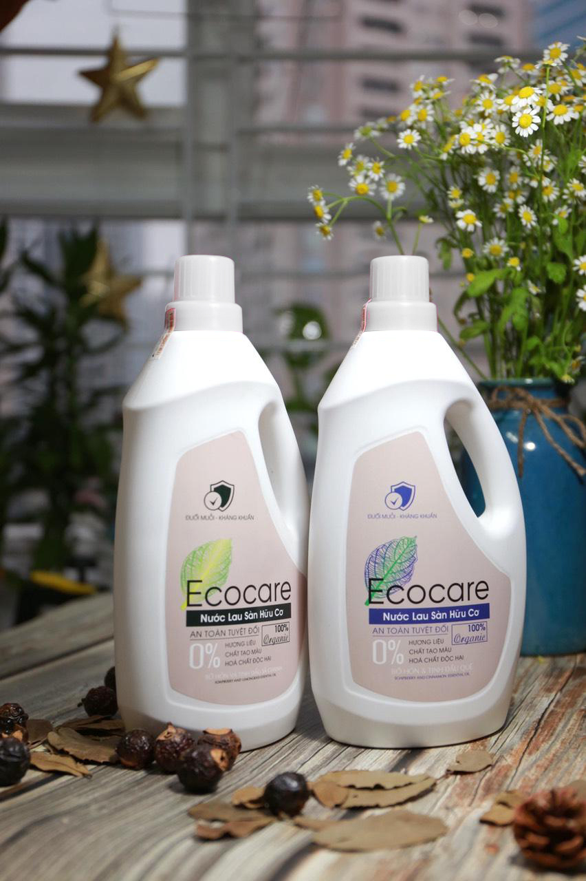 Nước lau sàn Hữu cơ đuổi muỗi tinh dầu thiên nhiên thương hiệu Ecocare