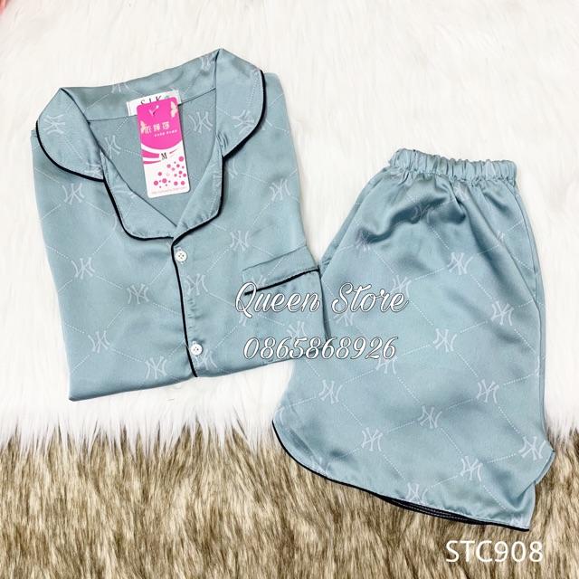 Bộ lụa satin cộc đùi có size, có túi
