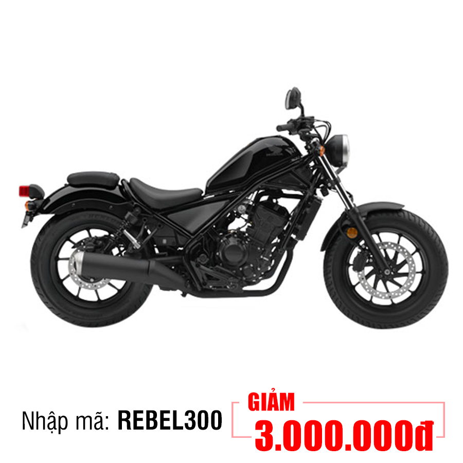 Xe Máy Honda Motor Rebel 300 - Đen