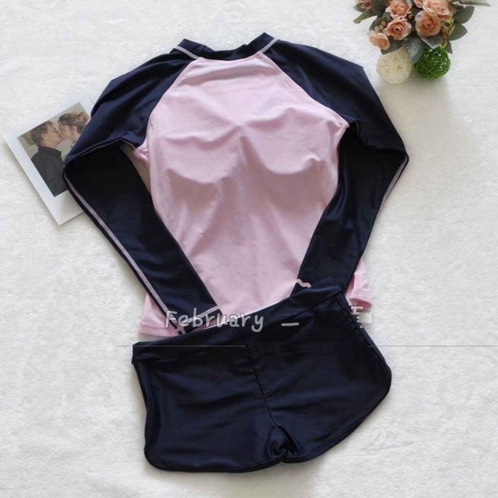 Đồ bơi tay dài thời trang nữ thun lạnh Quảng Châu 180/05