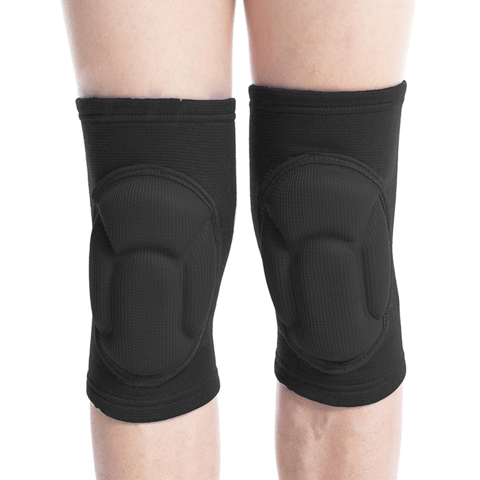 1 Pair Knee Brace Knee Support Workout Shockproof Women Men Knee Protector Knee Joint Pad for Dance Volleyball Weightlifting Fitness