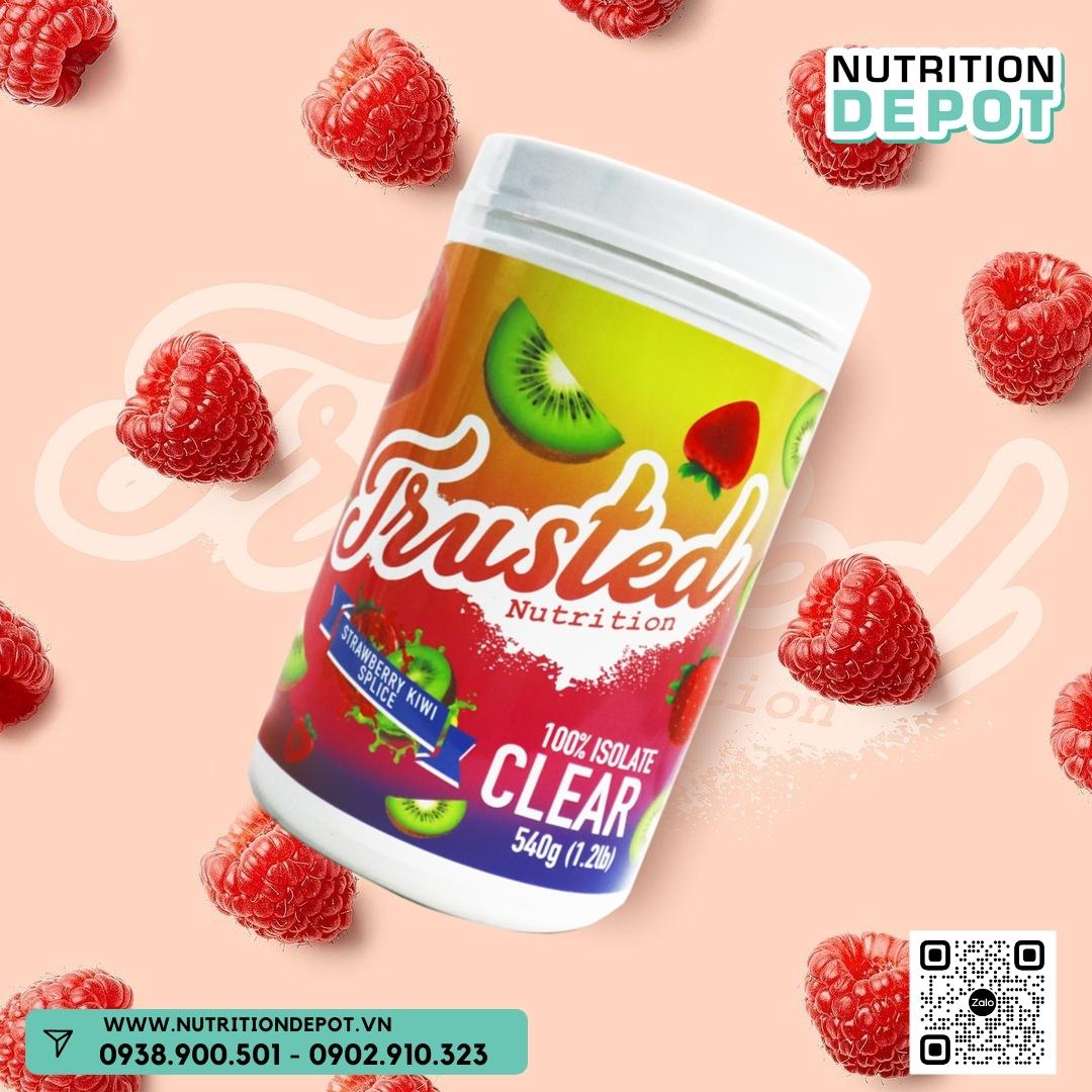 Sữa Bổ Sung Protein Trong Suốt Như nước trái cây – 100% Isolate Clear Trusted Nutrition