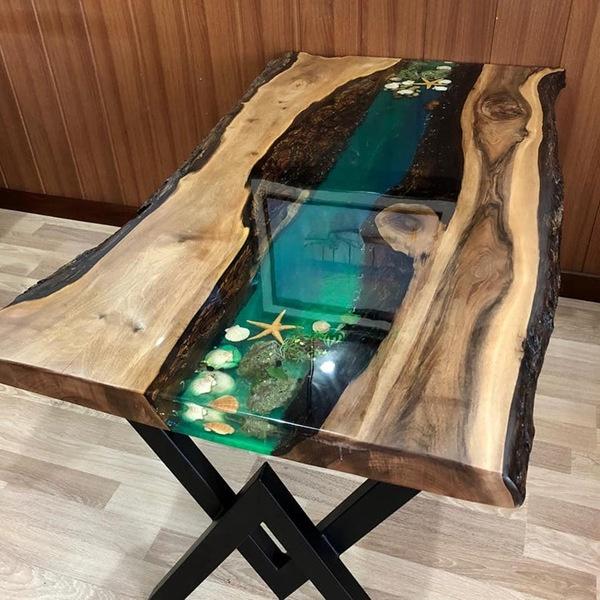 Keo Epoxy Resin Trong Suốt E68AB Loại Cứng Không Bọt Tỉ Lệ 3:1 AB - Trường Thịnh Sài Gòn