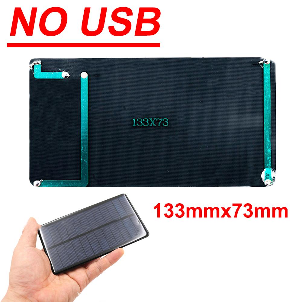 Bảng điều khiển năng lượng mặt trời di động 30W Tấm năng lượng mặt trời 5V với USB Sạc an toàn Ổn định Bộ sạc pin cho Power Bank Phone Cắm trại ngoài trời Trang chủ Màu sắc: 3W 133mmx73mm