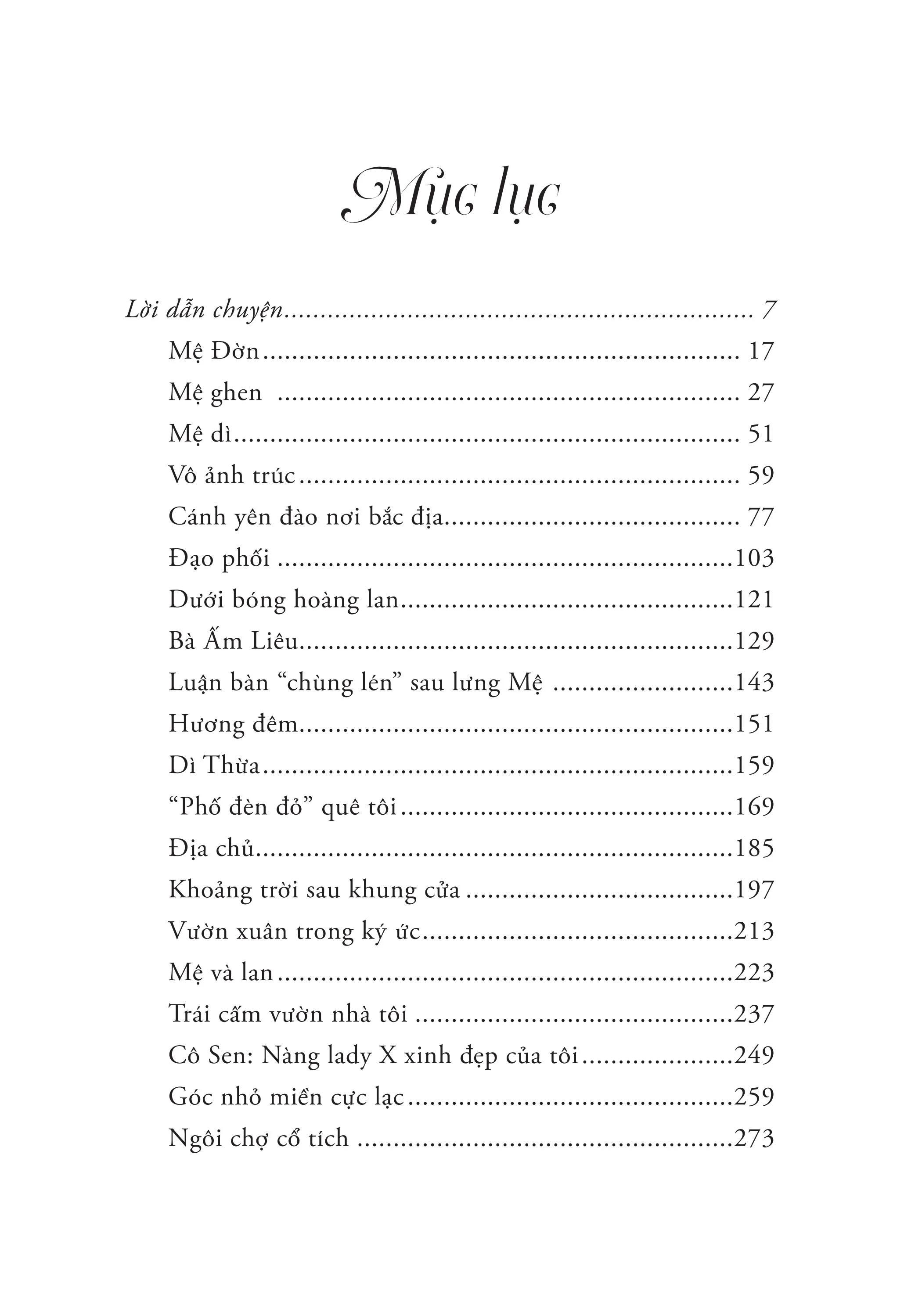 Đời của Mệ