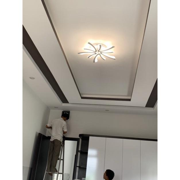 Đèn Ốp Trần đèn LED chiếu sáng Ốp Nổi Trần Thạch cao quý Sáng Mẫu V1 TT1 tô điểm phòng tiếp đón khách 3 cách thức Sáng