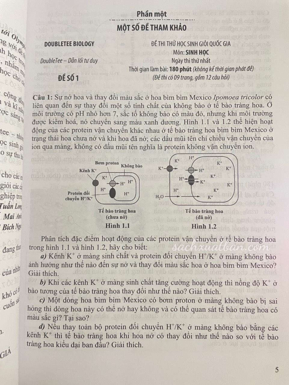 Sách Master Of Biology Questions - Hành Trình Tới Olympic Sinh Học