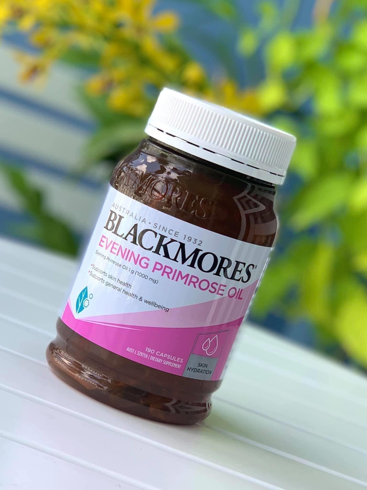 Tinh dầu hoa anh thảo - Blackmores Evening Primrose (190 viên - MẪU MỚI NHẤT)