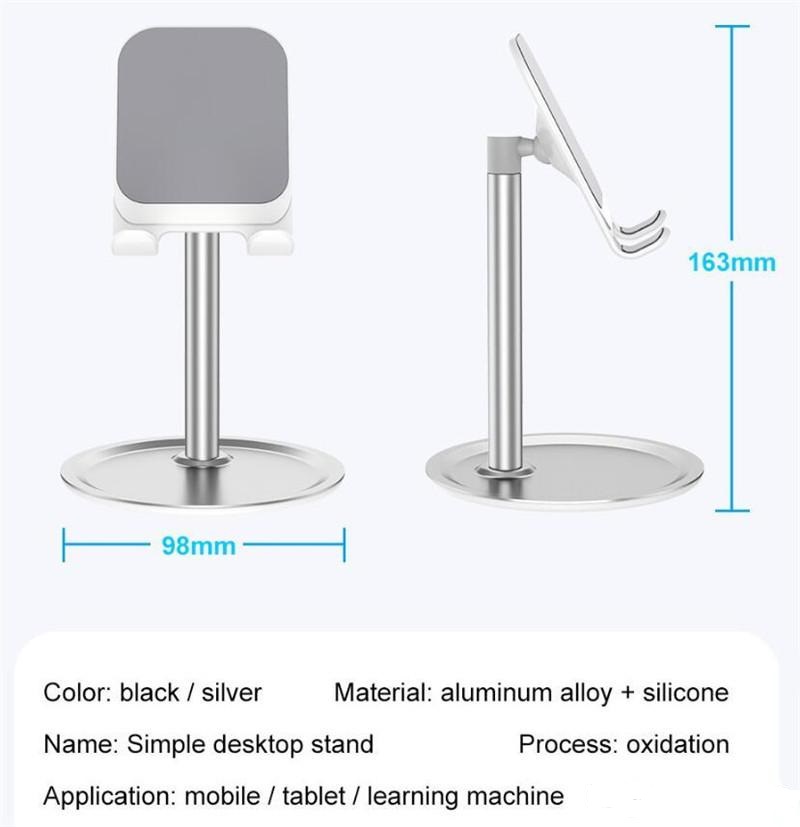 Giá Đỡ Điện Thoai & Máy Tính Bảng Đế Tròn Xoay 360 Độ