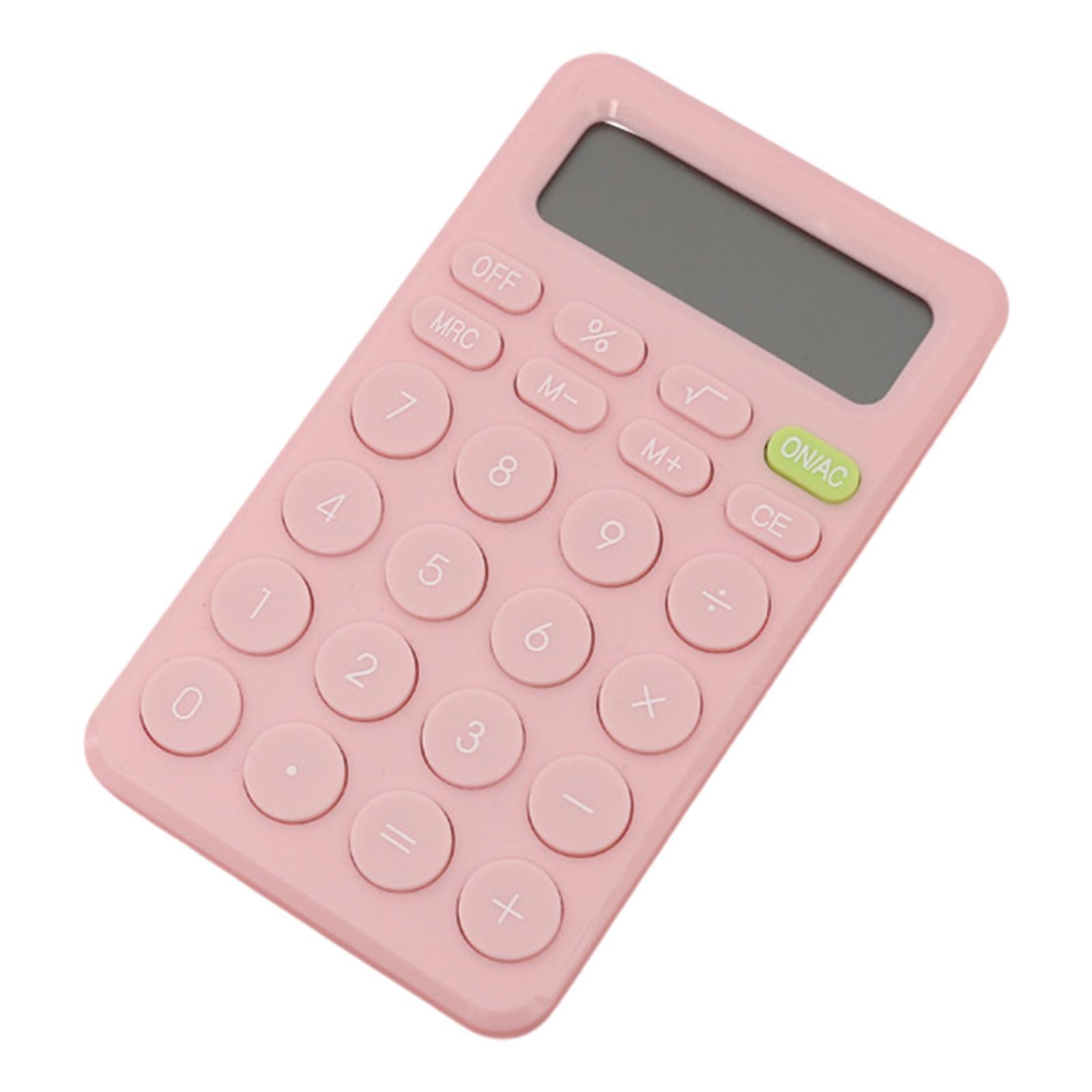 Mini Calculator Mathematics Learning Aid Pocket Calculator for Preschool Kindergarten Primary School Kids