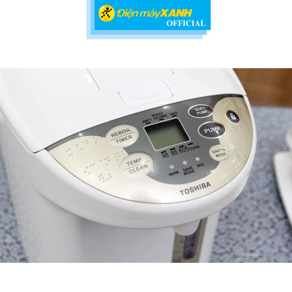 Bình thủy điện Toshiba PLK-45SF(WT)VN 4.5 lít - Hàng Chính Hãng
