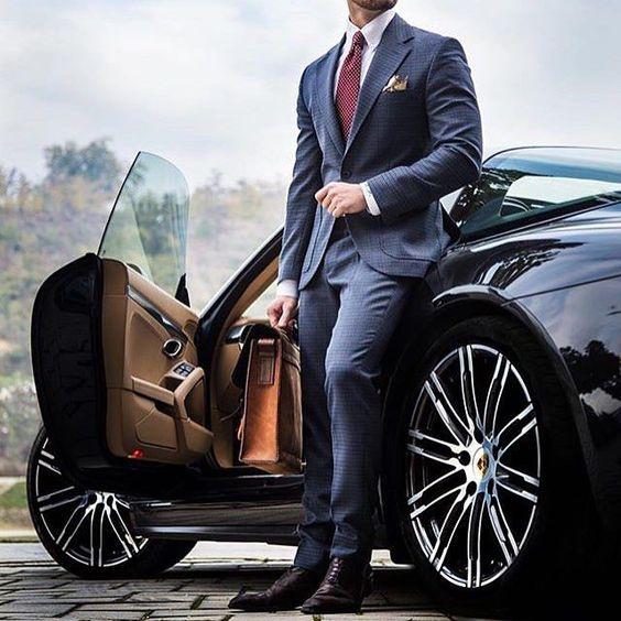 Khăn Cài Túi Áo Vest - Pocket Square, phụ kiện lịch lãm, kẻ đen