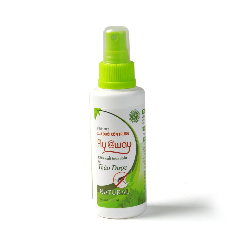 [QUÀ TẶNG ĐỘC QUYỀN] Xịt chống muỗi Fly Away chiết xuất tinh dầu 100% tự nhiên, Lọ 60ml