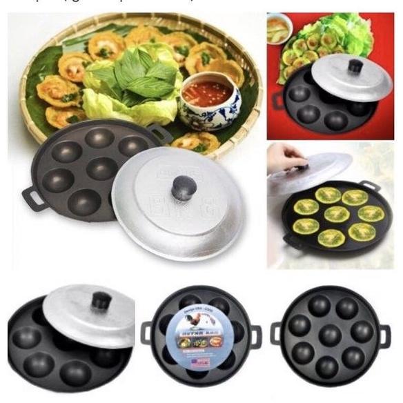 Khuôn Đổ Bánh Khọt Tiện Lợi 8 Lỗ