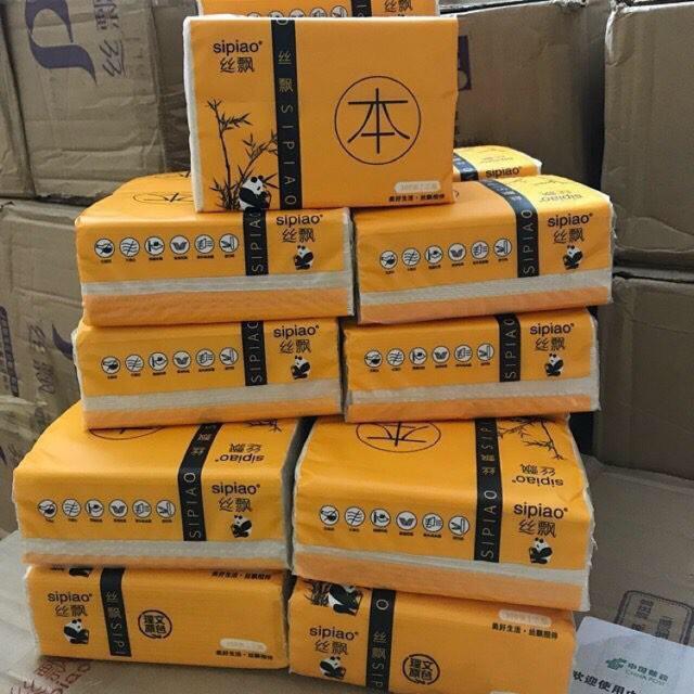 Thùng giấy ăn gấu trúc 30 goi loại 300 tờ