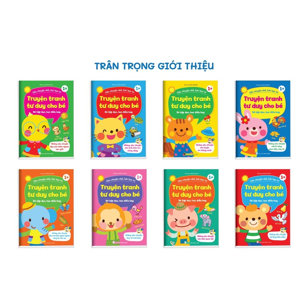 Bộ 8 cuốn Truyện tranh tư duy cho bé