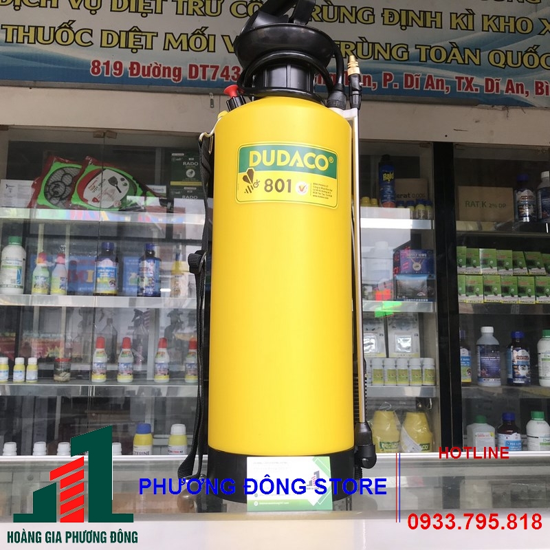 Bình bơm phun  thuốc DUDACO B-801 _ 8 LÍT