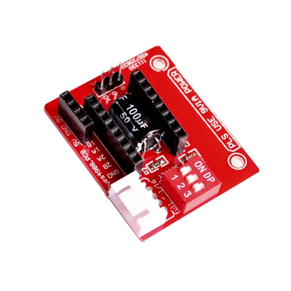 A4988 DRV8825 3D Printer Stepper Motor Driver Control Expansion Board Red