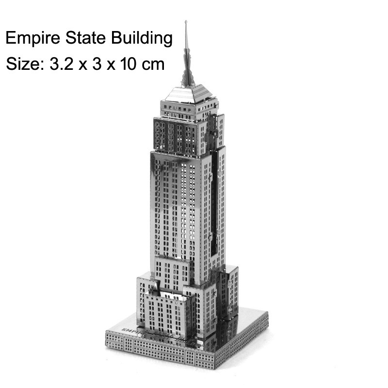 Mô Hình 3D Kim Loại Tự Lắp Ráp Công Trình Kiến Trúc Thế Giới