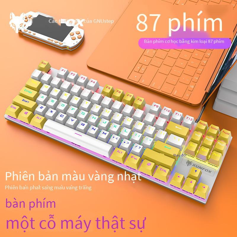Phong cách mới nhất Bo Zhan K20 trục xanh bàn phím cơ ánh sáng hỗn hợp bàn phím cơ trục xanh cạnh tranh điện quán cà phê Internet bàn phím trò chơi bàn phím máy tính