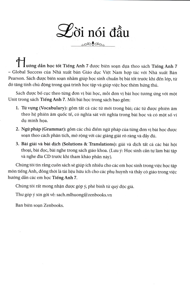 Hướng Dẫn Học Tốt Tiếng Anh Lớp 7 - Dùng Kèm SGK Tiếng Anh 7 - Global Success _ZEN