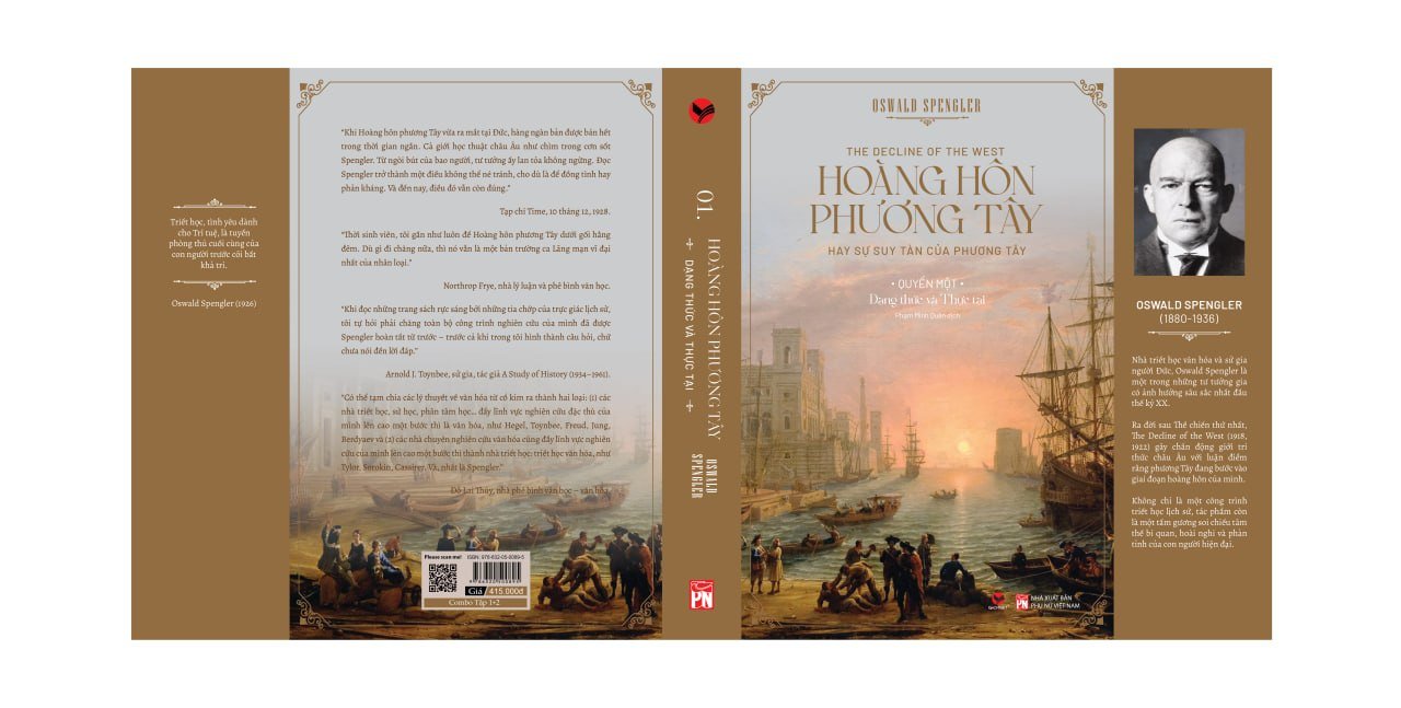 (Combo 2 tập) HOÀNG HÔN PHƯƠNG TÂY - Oswald Spengler - Phạm Minh Quân dịch - Bách Việt