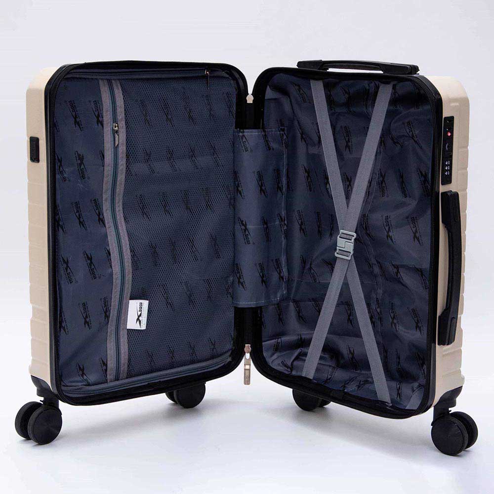Vali Du Lịch Cao Cấp Chống Va Đập, Khóa TSA, USB Tiện Lợi – Xbags White Titan Pro Xb6105, Phong Cách Sang Trọng Thanh Lịch!