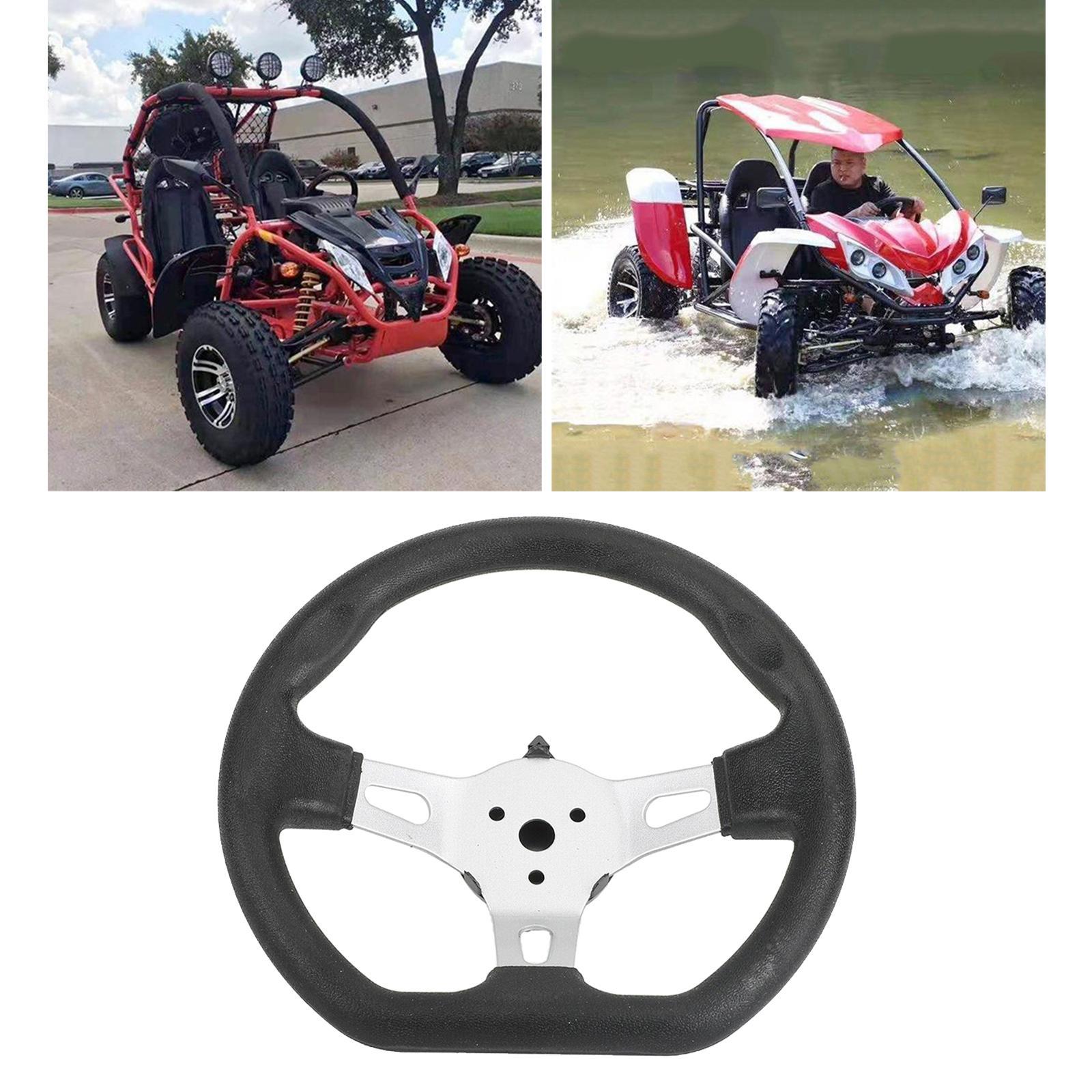 270mm Go Kart Steering Wheel Kart Parts Replacement For Go-Kart Buggy