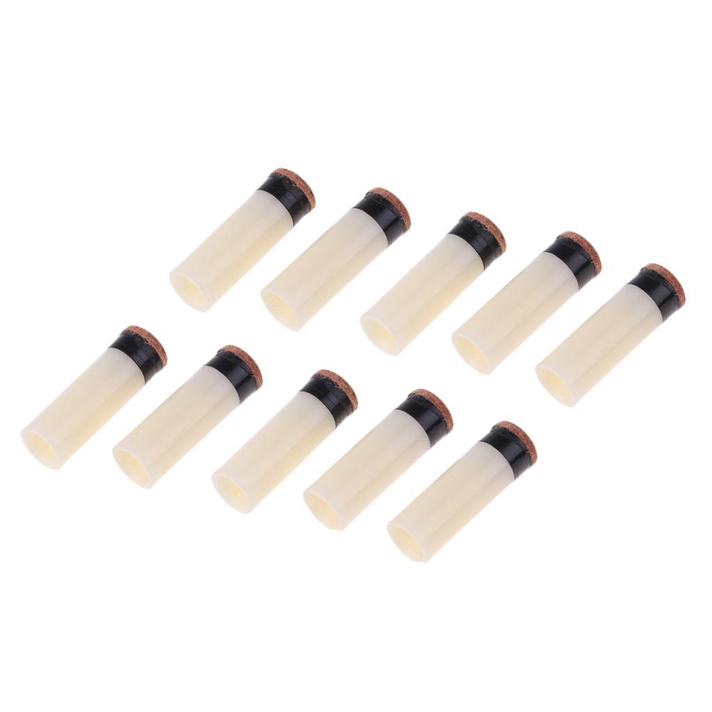 30 Pieces Slip-On Pool Billiard Cue Tips Snooker Stick Ferrules 10/11/12mm