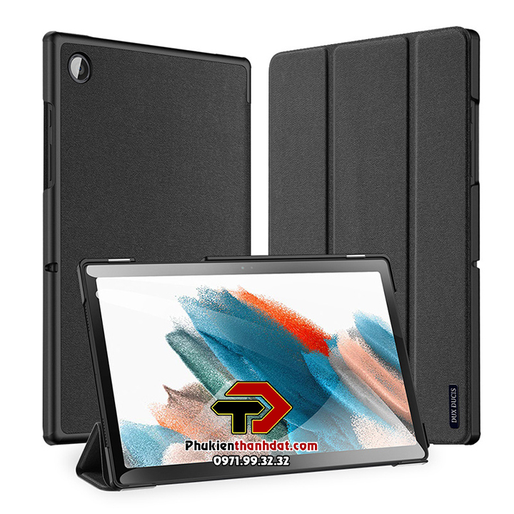 Bao da cho Samsung Galaxy Tab A8 10.5 inch 2021 X200 X205 chính hãng Dux Ducis Domo hít nam châm chắc chắn - Hàng chính hãng