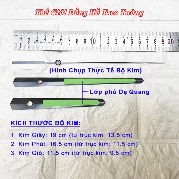 Máy Đồng Hồ Eastar Kim Trôi Độ Chính Xác Cao – Bộ Kim Đen Có Dạ Quang – Tặng Kèm Pin