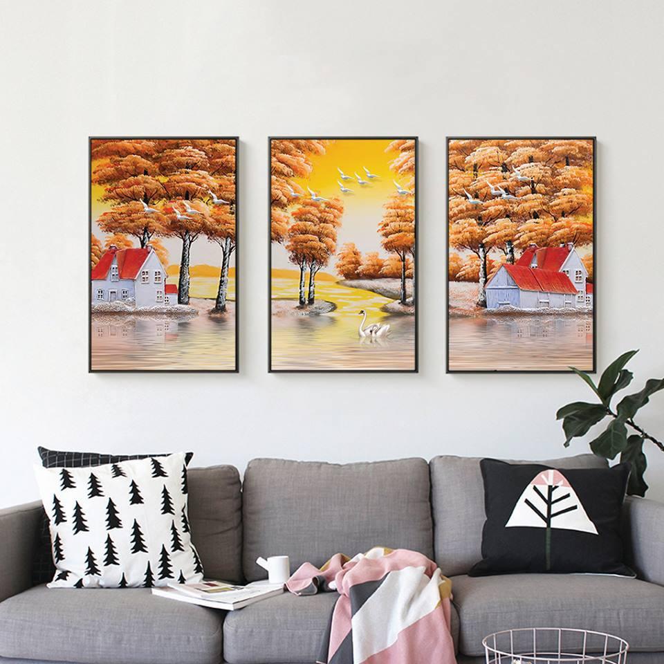 Tranh treo tường nghệ thuật hiện đại TRNT-03