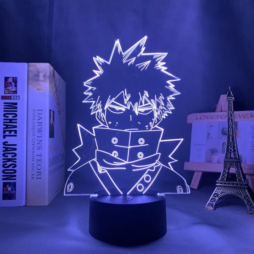 Đèn Ngủ Led Anime Katsuki Bakugo - My Hero Academia - Trang trí phòng ngủ, quà tặng sinh nhật