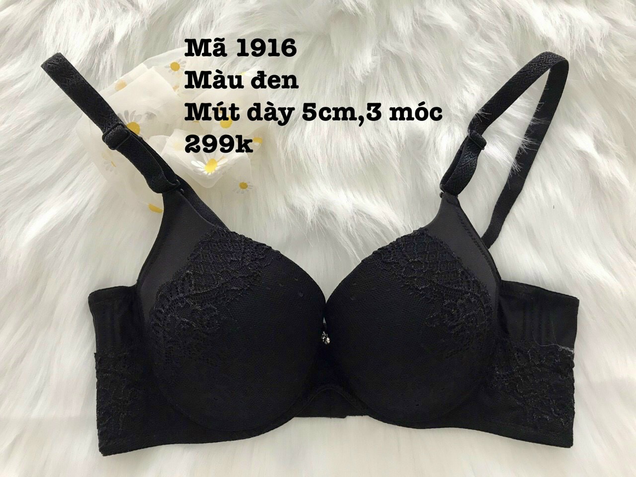 Áo ngực nữ dày 5cm 3 móc form đứng chuyên mặc áo dài mã 1916