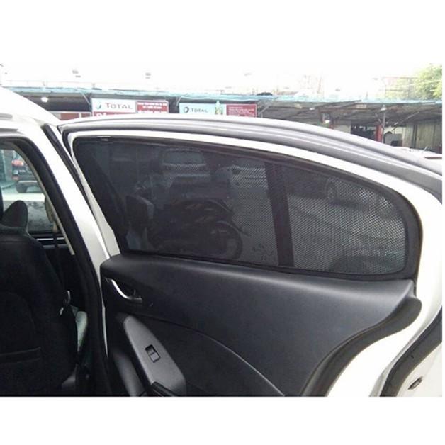 Che Nắng Nam Châm Xe Ford Ranger đời 2016 đến 2022 khay rèm Bộ 4 Tấm Có Sẵn Nam Châm Hút Mạnh chuẩn form xe